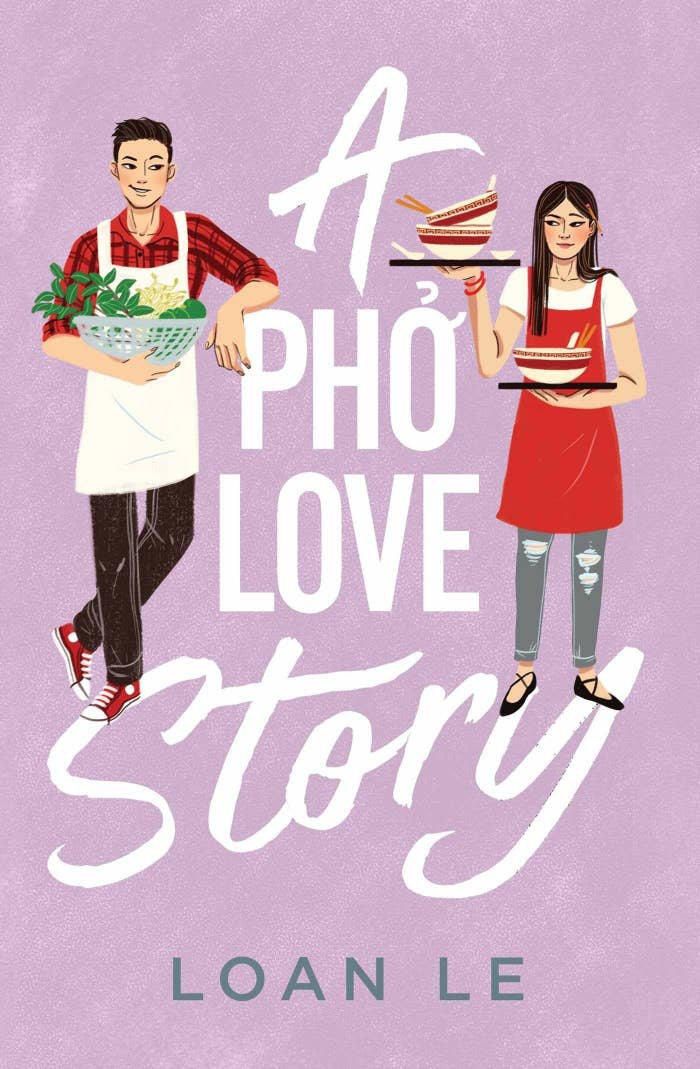 A Pho Love Story cover. Book by Loan Le