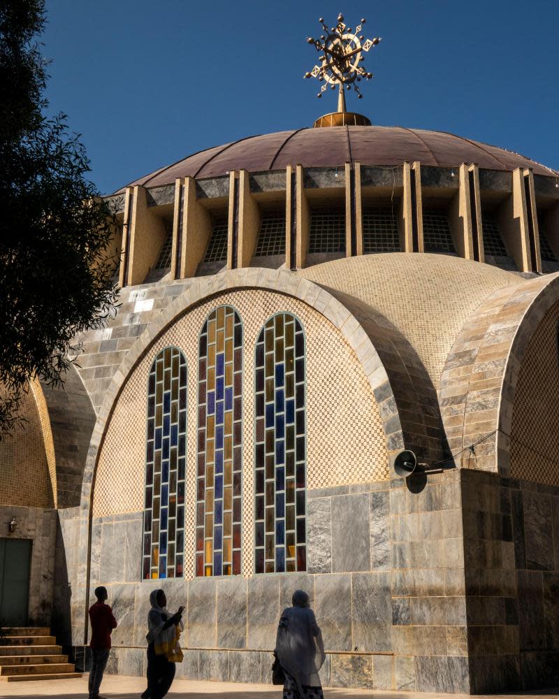 The Church of Our Lady Mary of Zion, in Aksum, said to be home to the Ark of the Covenant.