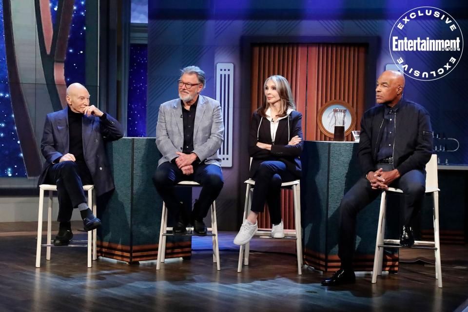 THE VIEW-  Airs 2/16/23 - “Star Trek: The Next Generation” reunites with the cast of “Picard” including Patrick Stewart, Jonathan Frakes, Gates McFadden and Michael Dorn