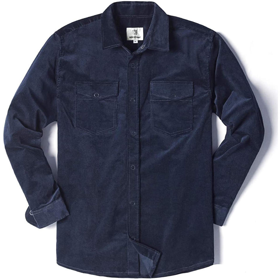 MOCOTONO Long Sleeve Thick Corduroy Shirt