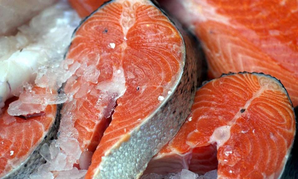 <span>The lawsuit claims the alleged cartel’s behaviour drove up the price of farmed Atlantic salmon by as much as 20% above the levels it would otherwise have been.</span><span>Photograph: Matt Writtle/EPA</span>