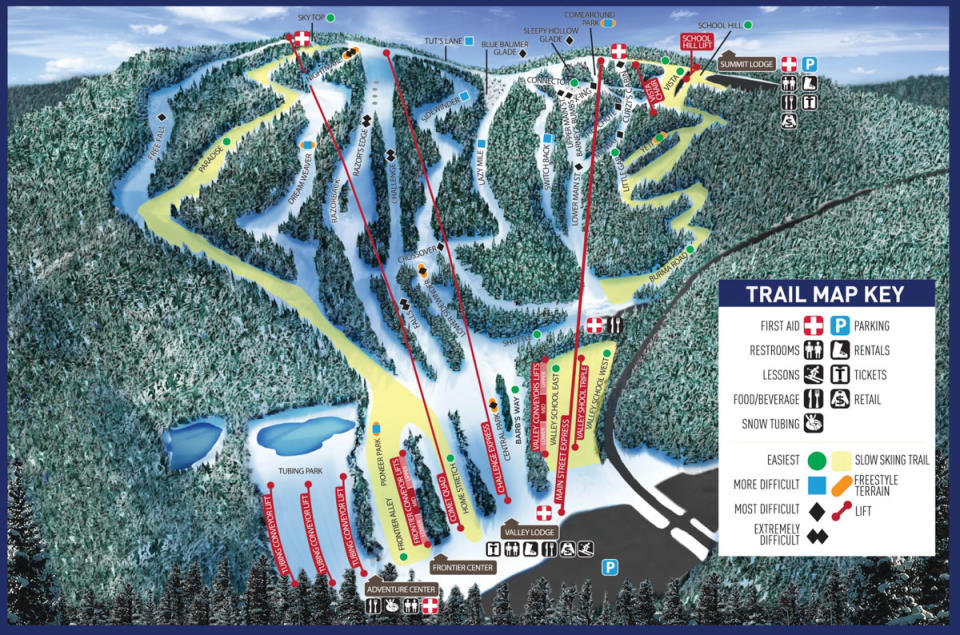 Map courtesy of <a href="https://www.skibluemt.com/winter-sports/skiing-snowboarding/trail-map/" rel="nofollow noopener" target="_blank" data-ylk="slk:Blue Mountain.;elm:context_link;itc:0;sec:content-canvas" class="link ">Blue Mountain. </a>