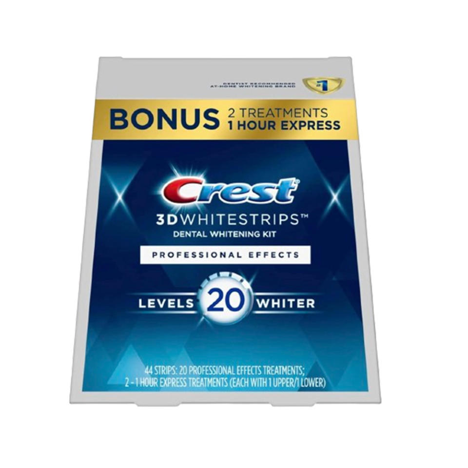 Crest 3D Whitestrips, Professional Effects, Teeth Whitening Strip Kit on white background