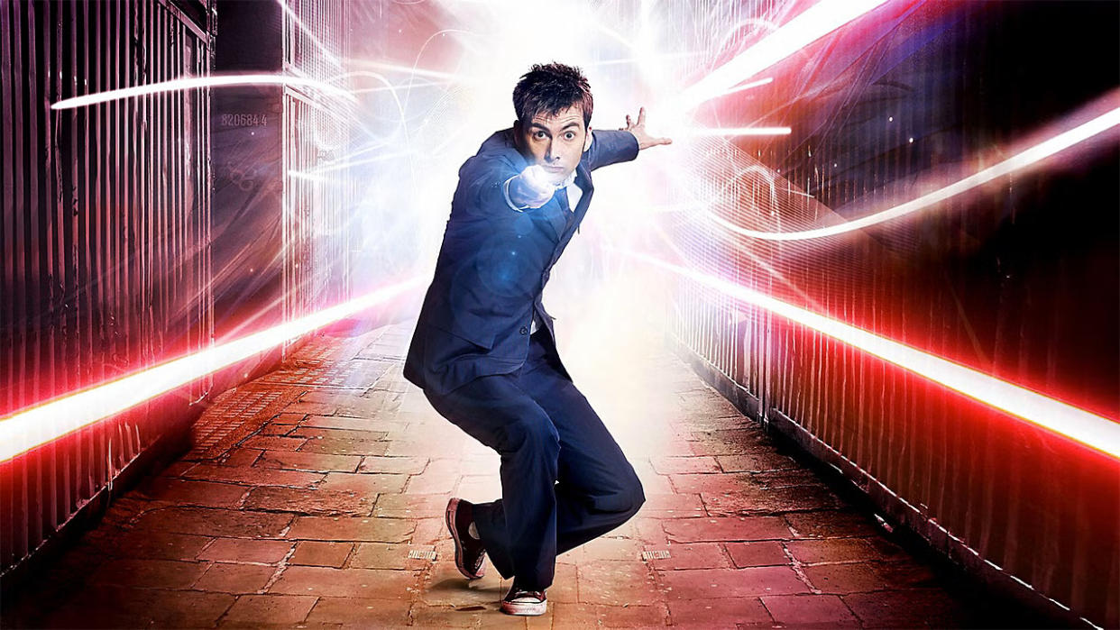  David Tennant as the 10th Doctor in Doctor Who. 
