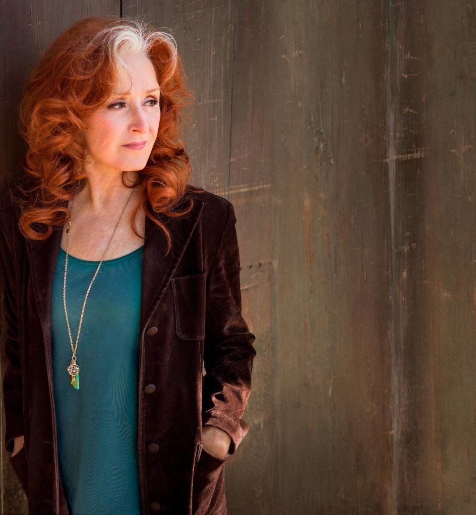 Singer Bonnie Raitt performs at the Broward Center for the Performing Arts on Nov. 16.