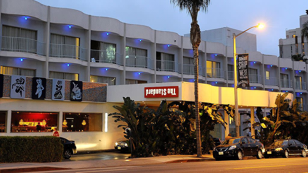 A view of The Standard, Hollywood Hotel in West Hollywood