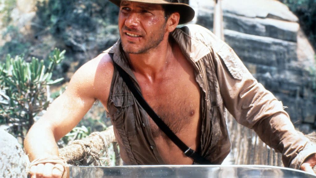 harrison ford in 'indiana jones and the temple of doom'