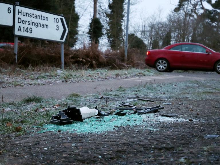 Prince Philip car crash: eBay bidding for debris from collision involving Duke of Edinburgh reaches £65,000