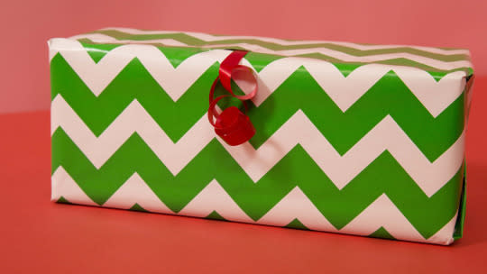 Gifts, Scissors & Wrapping Paper in Sunlight, Stock Image