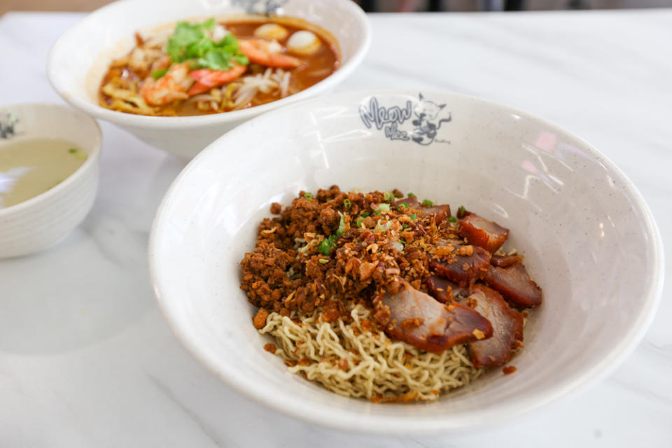 Meow Mee - kolo mee and sarawak laksa