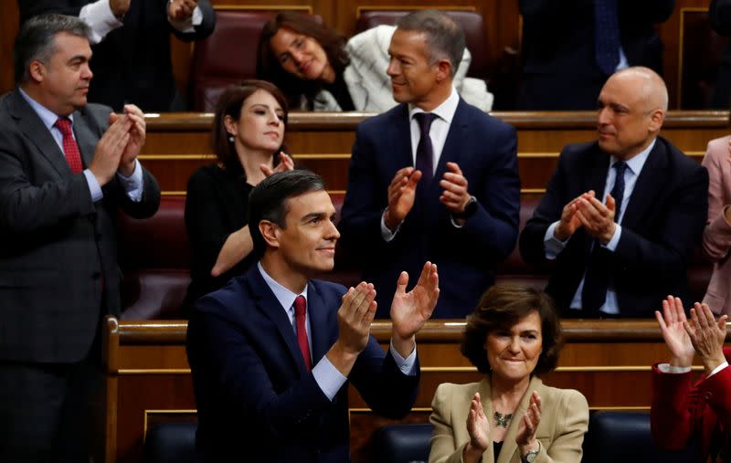 Investiture debate at the Parliament in Madrid
