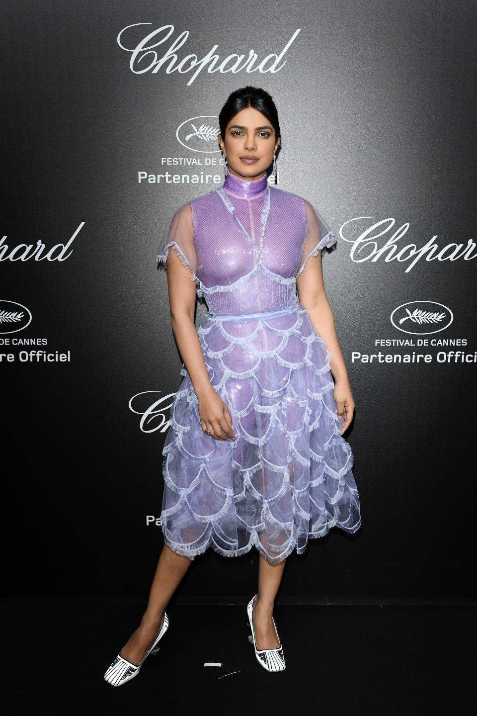 Priyanka Chopra at a Chopard event during Cannes Film Festival on 17 May 2019