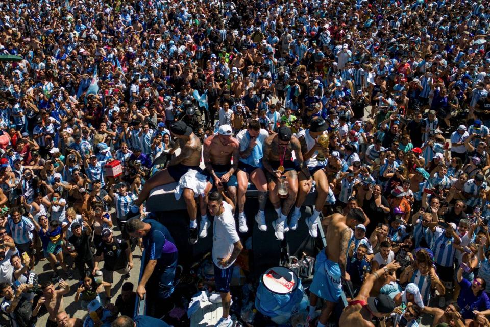 Argentina World Cup celebration