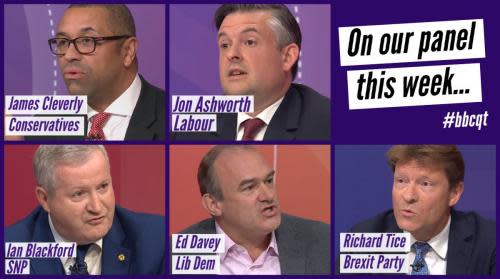 BBC Question Time graphic