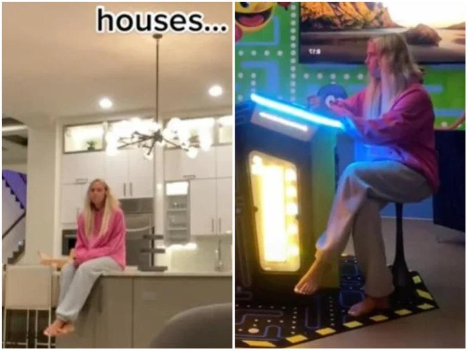 A Florida TikToker went viral after she posted a video showing the home of her ‘rich uncle' (Screenshot / TikTok / @Isabel.phillipss)