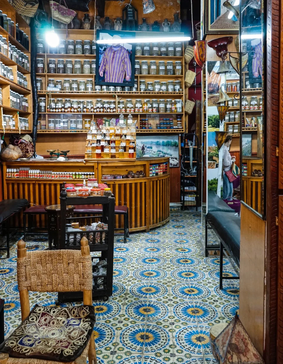 Herboriste shop, Fez