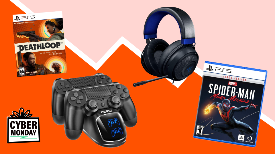 There are plenty of PS4 and PS5 games and accessories up for grabs this Cyber Monday.