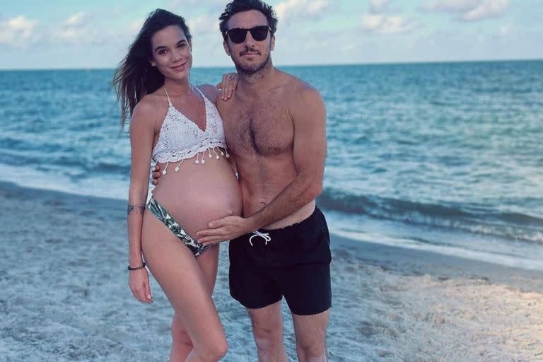 El deportista y la modelo días privios a convertirse en padres (Foto Instagram @picomonaco)