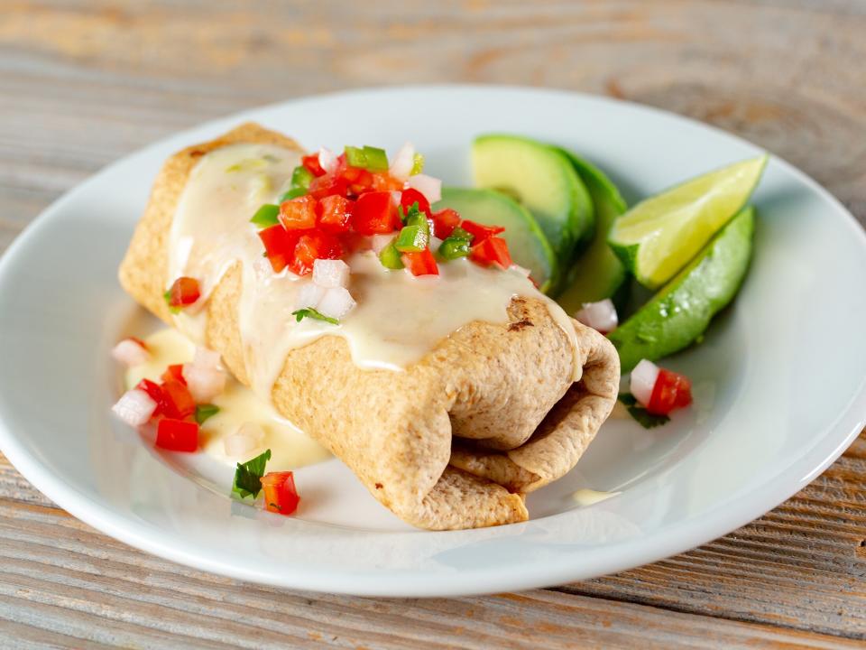  

Air-Fried Chile Chicken Chimichanga