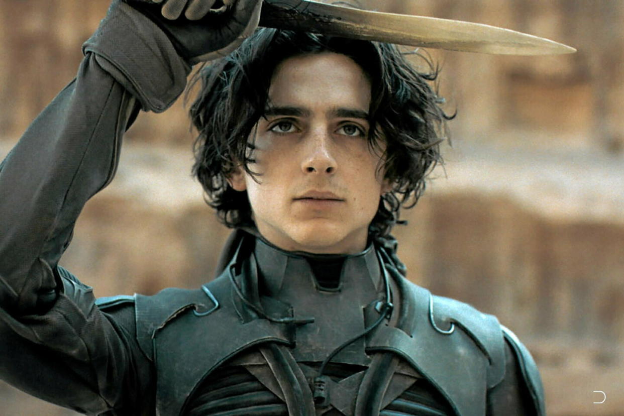 Timothée Chalamet incarne Paul Atréides dans Dune. Le second volet de la saga est en salle depuis le 28 février 2024.   - Credit:Warner Bros