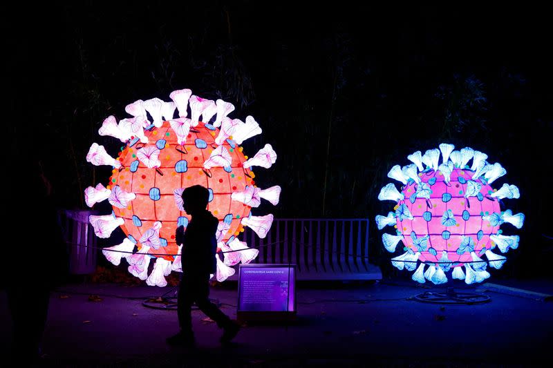 FILE PHOTO: The "Mini-Mondes en voie d'illumination" exhibition at the Jardin des Plantes in Paris