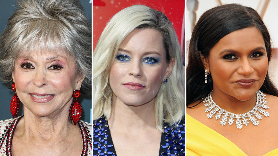 From left: Rita Moreno, Elizabeth Banks and Mindy Kaling - Credit: Mega