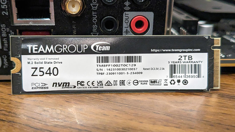 Team group T-Force Z540 SSD