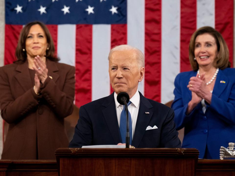 President Biden at State of the Union.
