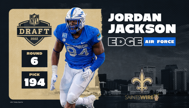 Who is Jordan Jackson, the Saints' 6th round draft pick?