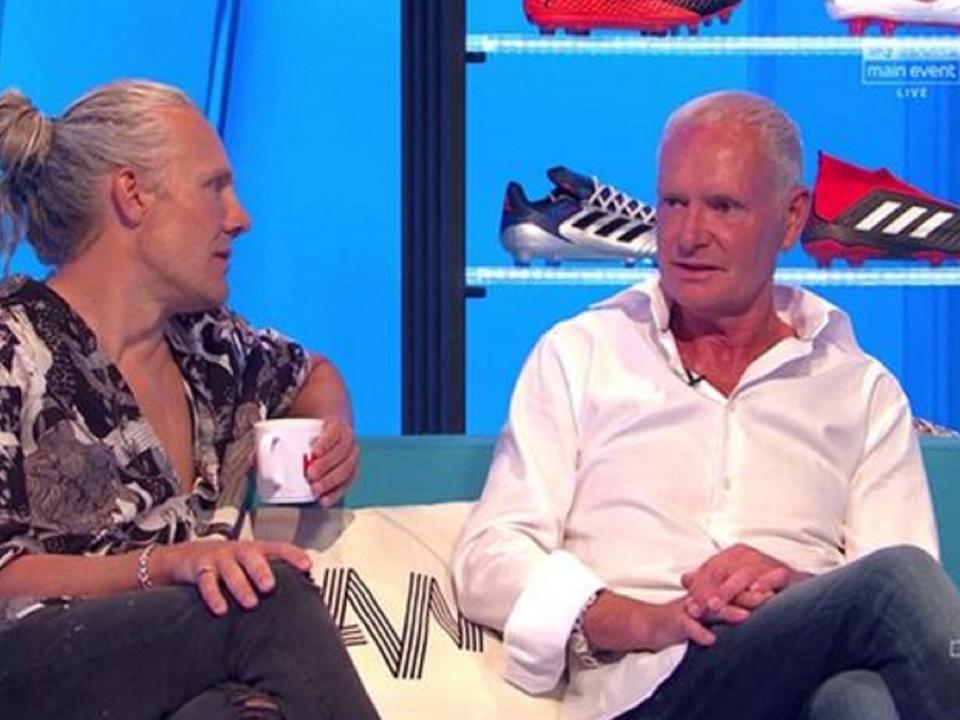 Paul Gascoigne on Soccer AM (Credit: Sky Sports)