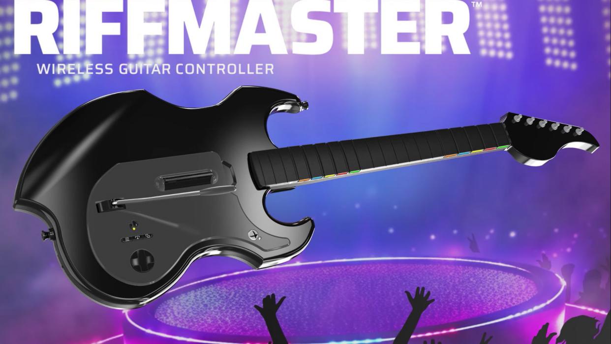  PDP RIFFMASTER Wireless Guitar marketing image from the controller's reveal trailer. 