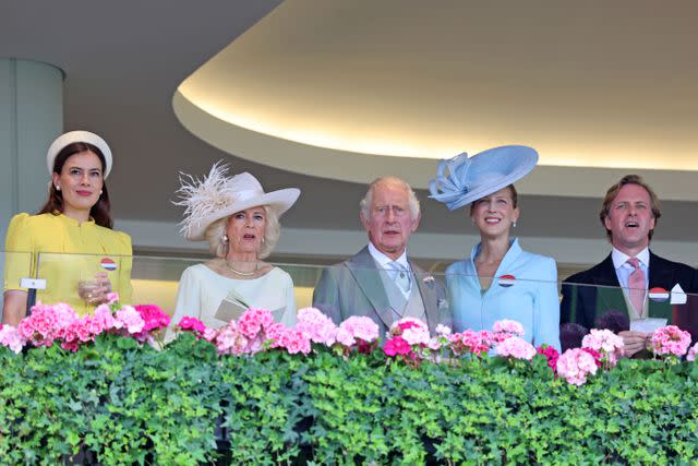 pChris Jackson/Getty/p Sophie Winkleman at Royal Ascot 2023 with the royal family