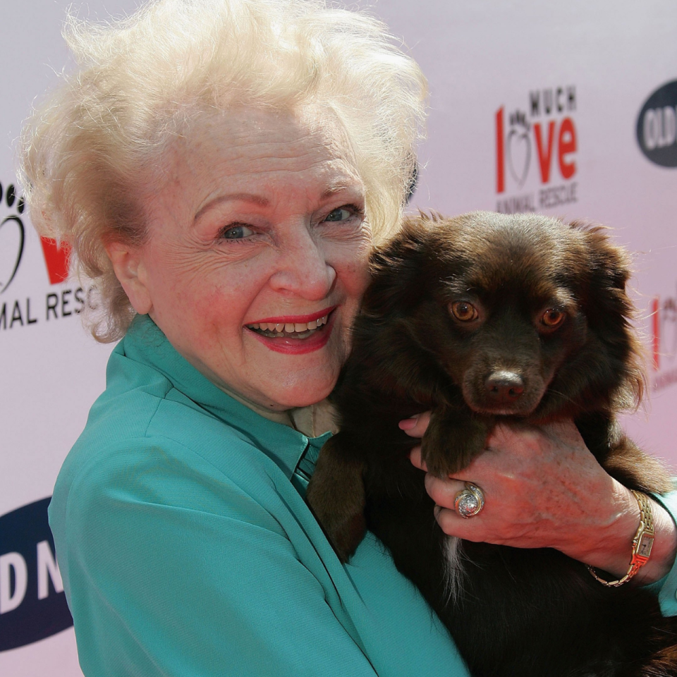 23 Pictures Of Betty White With Puppies To Brighten Your Day