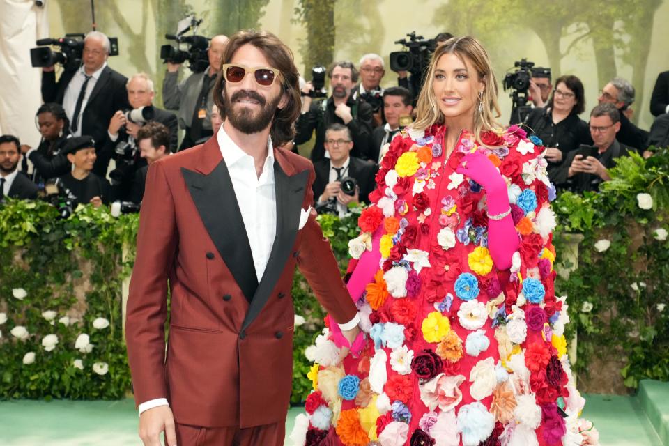 Ray-Ban heir, Leonardo Maria Del Vecchio, and fiancée Jessica Serfaty at the Met Gala