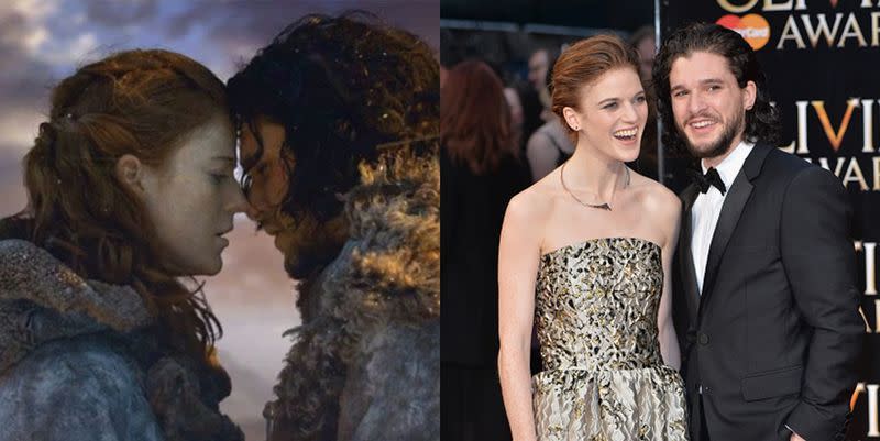 Kit Harington and Rose Leslie