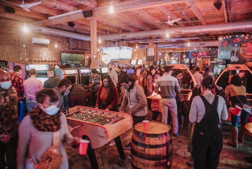 Boxcar Bar + Arcade, Raleigh, North Carolina