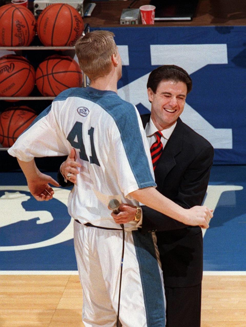 Mark Pope was a captain on Rick Pitino’s 1996 national championship team. Frank Anderson/Herald-Leader File Photo