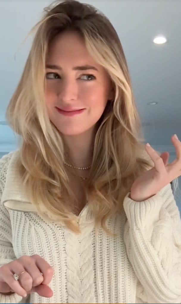 Asplundh went viral when a woman by the same name shared the messages she received from the influencer requesting to buy her username. @lostetiquette/TikTok