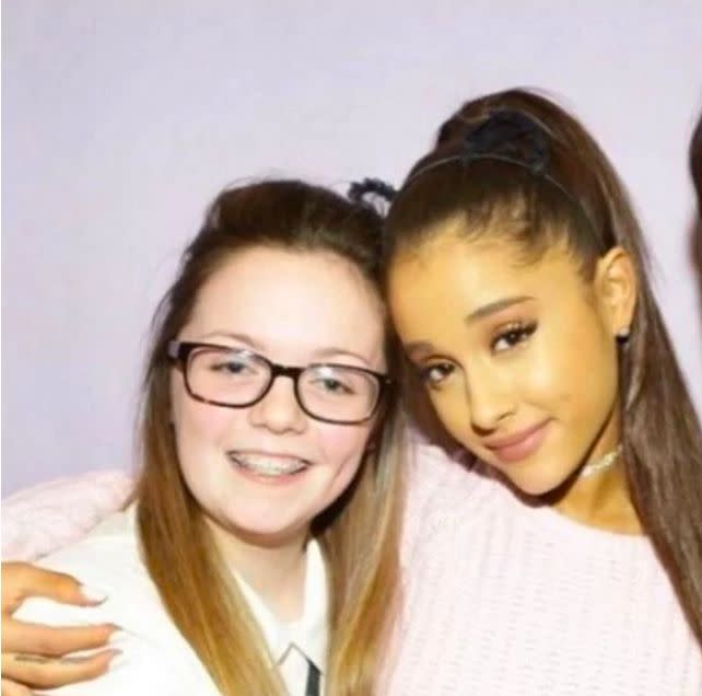 Callander, a student at Runshaw College in Lancaster, was the <a href="http://www.independent.co.uk/news/uk/home-news/manchester-explosions-live-latest-news-updates-ariana-grande-deaths-bomb-disposal-unit-what-happened-a7750421.html" target="_blank" data-beacon="{&quot;p&quot;:{&quot;lnid&quot;:&quot;first of 22 victims&quot;,&quot;mpid&quot;:2,&quot;plid&quot;:&quot;http://www.independent.co.uk/news/uk/home-news/manchester-explosions-live-latest-news-updates-ariana-grande-deaths-bomb-disposal-unit-what-happened-a7750421.html&quot;}}" data-beacon-parsed="true">first of 22 victims</a>&nbsp;to be publicly named.She had just tweeted at Grande the day before the show, &ldquo;<a href="https://twitter.com/emiliesatwell/status/866357918815453184?ref_src=twsrc%5Etfw&amp;ref_url=http%3A%2F%2Fwww.huffingtonpost.co.uk%2Fentry%2Fmanchester-bombing-georgina-callander-named-as-first-victim-killed-after-arianna-grande-concert_uk_5923eaa6e4b03b485cb48742" target="_blank" data-beacon="{&quot;p&quot;:{&quot;lnid&quot;:&quot;SO EXCITED TO SEE U TOMORROW&quot;,&quot;mpid&quot;:3,&quot;plid&quot;:&quot;https://twitter.com/emiliesatwell/status/866357918815453184?ref_src=twsrc%5Etfw&amp;ref_url=http%3A%2F%2Fwww.huffingtonpost.co.uk%2Fentry%2Fmanchester-bombing-georgina-callander-named-as-first-victim-killed-after-arianna-grande-concert_uk_5923eaa6e4b03b485cb48742&quot;}}" data-beacon-parsed="true">SO EXCITED TO SEE U TOMORROW</a>.&rdquo; Her school said in a statement that she died in the attack, which also injured 59 people.In 2015, Callander shared a backstage photo with Grande at Manchester Arena, the site of Monday&rsquo;s bombing. &ldquo;<a href="http://www.mirror.co.uk/news/uk-news/georgina-callander-manchester-arena-bomb-10480534" target="_blank" data-beacon="{&quot;p&quot;:{&quot;lnid&quot;:&quot;I hugged her so tight&quot;,&quot;mpid&quot;:4,&quot;plid&quot;:&quot;http://www.mirror.co.uk/news/uk-news/georgina-callander-manchester-arena-bomb-10480534&quot;}}" data-beacon-parsed="true">I hugged her so tight</a> and she said she loved my bow. I can&rsquo;t get over this, I never will,&rdquo; she wrote at the time. Callander is on the left in the photo, below.