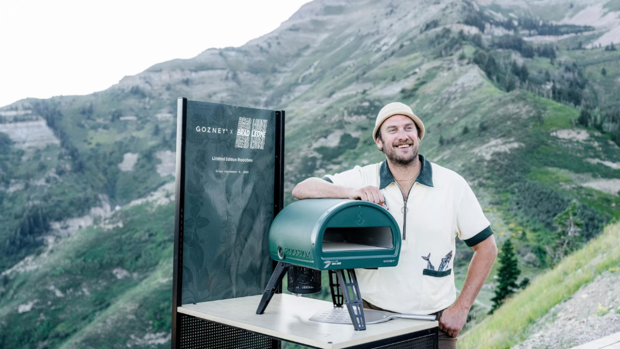  Brad Leone with Gozney pizza oven 