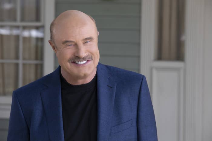 Dr. Phil smiles