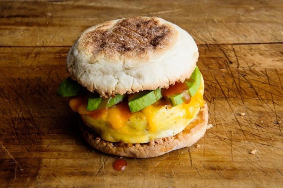 Microwave Egg Sandwich from Epicurious