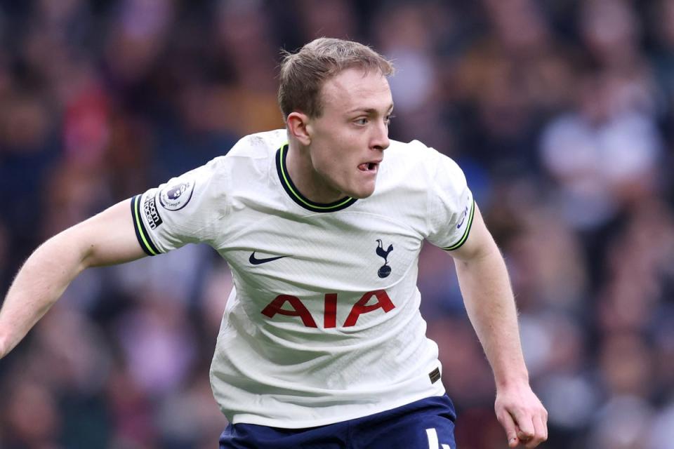 Skipp was valued by Jose Mourinho and Antonio Conte but has struggled for game time under Ange Postecoglou (Tottenham Hotspur FC via Getty Images)