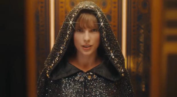 Taylor Swift "Bejeweled" hood<p>VEVO</p>