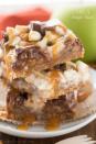 <p>These caramel apple pie bars — with a Nilla Wafter crust and Rolos — prove that fall is the most magical season.</p><p><strong>Get the recipe at <a href="http://www.crazyforcrust.com/2015/08/caramel-apple-pie-magic-bars/" rel="nofollow noopener" target="_blank" data-ylk="slk:Crazy for Crust;elm:context_link;itc:0;sec:content-canvas" class="link ">Crazy for Crust</a>.</strong></p>