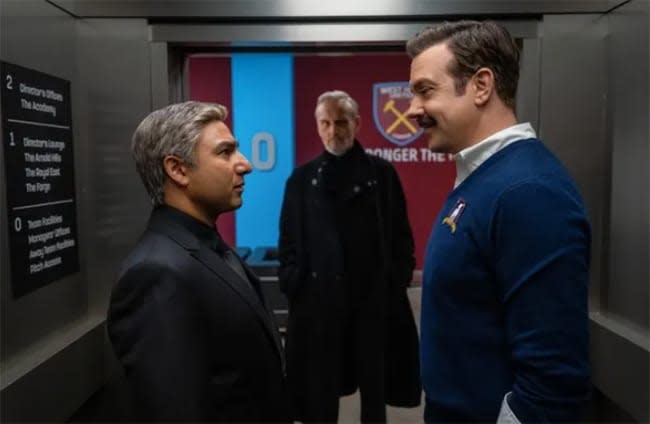 Ted and Nate in Ted Lasso season three first look