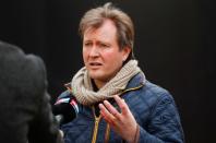 Richard Ratcliffe protests outside Iranian Embassy in London