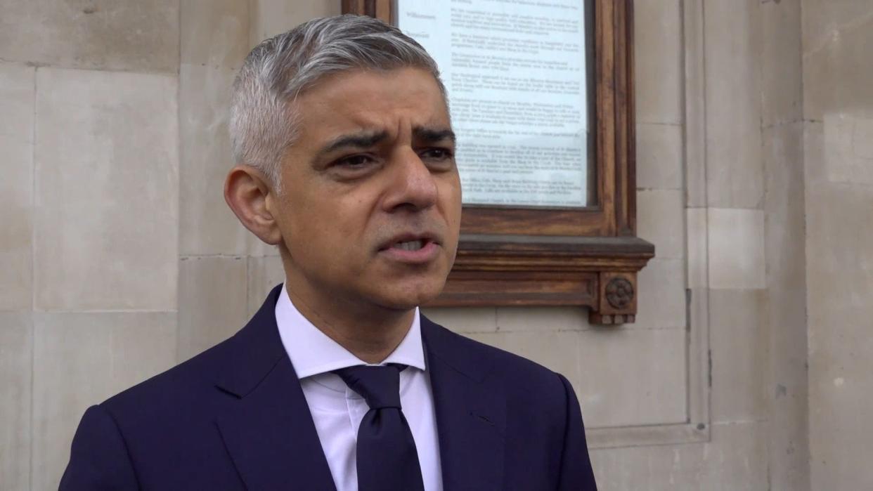 Mayor of London Sadiq Khan (PA)