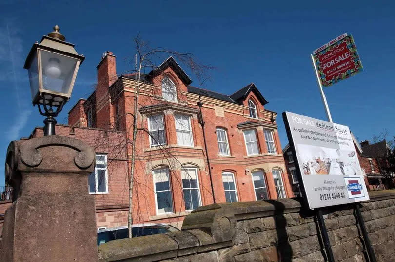 The bed was found in the car park of the former Redland House Hotel