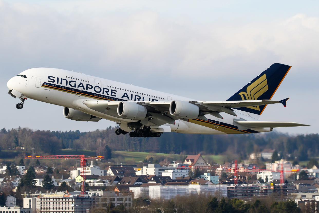 Singapore Airlines Airbus A380-800.